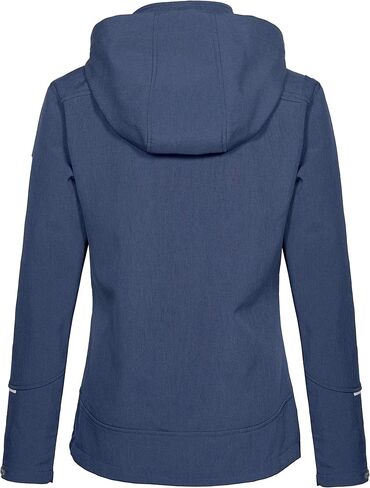 Little Donkey Andy Women's Softshell Jacket Ski Jacket with Removable Hood, Fleece Lined and Water Repellent in Kuwait