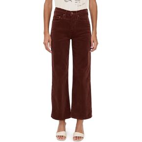 MOTHER Women's The Mid Rise Rider Flood Fray Jeans in Kuwait