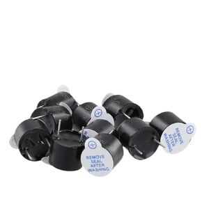 10PCS Active Buzzer Sounder Speaker Buzzer 5V Buzzer Alarm Ringer 12 * 9.5mm Magnetic Long Continous Beep Tone in Saudi Arabia