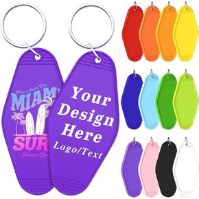 30 جهاز كمبيوتر شخصي مخصص فندق Motel Blastic Keychain ، Brinage Motel Keychain Brok مع شعار/نص ، علامات مفاتيح شخصية مخصصة in Kuwait