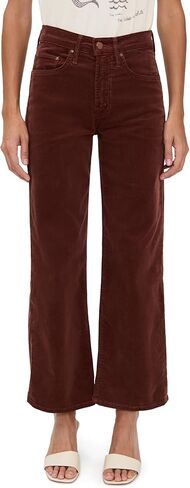 MOTHER Women's The Mid Rise Rider Flood Fray Jeans in Kuwait