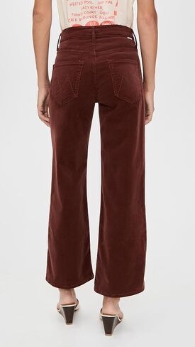 MOTHER Women's The Mid Rise Rider Flood Fray Jeans in Kuwait