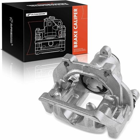 A-Premium Rear Passenger Disc Brake Caliper Assembly with Bracket Compatible with Select BMW Models - F25 X3 2011-2017, F26 X4 2015-2018 in Saudi Arabia