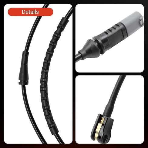 Front and Rear Brake Pad Wear Sensor Kit 34356791958 + 34356791962 Compatible with BMW F10 528i 535i 535d 550i in Saudi Arabia