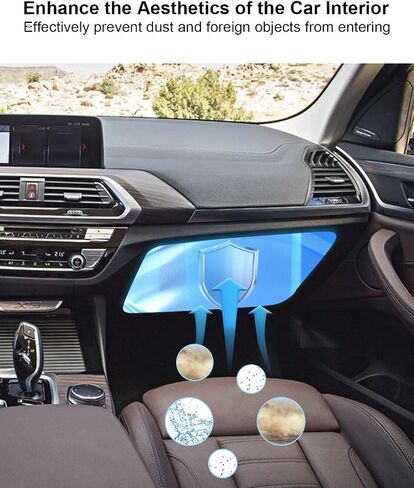 غطاء قفاز Dash Glove Door غطاء متوافق مع BMW X3 F25 2011-2017 X4 F26 2015-2018 استبدل 51-16-6-839-000 51166839000 51169242086 ، غطاء مقصورة القفازات ، سوداء in Kuwait