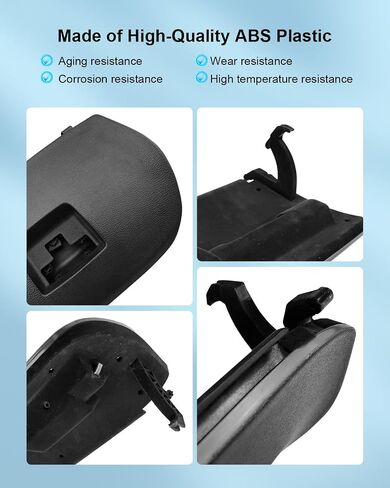 غطاء قفاز Dash Glove Door غطاء متوافق مع BMW X3 F25 2011-2017 X4 F26 2015-2018 استبدل 51-16-6-839-000 51166839000 51169242086 ، غطاء مقصورة القفازات ، سوداء in Kuwait