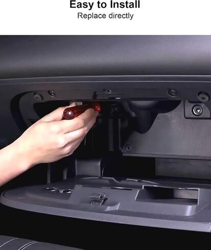 غطاء قفاز Dash Glove Door غطاء متوافق مع BMW X3 F25 2011-2017 X4 F26 2015-2018 استبدل 51-16-6-839-000 51166839000 51169242086 ، غطاء مقصورة القفازات ، سوداء in Kuwait