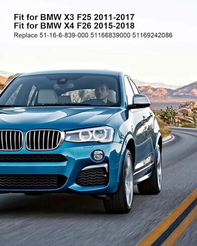 غطاء قفاز Dash Glove Door غطاء متوافق مع BMW X3 F25 2011-2017 X4 F26 2015-2018 استبدل 51-16-6-839-000 51166839000 51169242086 ، غطاء مقصورة القفازات ، سوداء in Kuwait