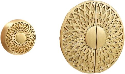 Solid Brass Honeycomb Furniture Hardware Kitchen Cabinets Drawers Copper Pull Handles 1Pcs(O) in Saudi Arabia
