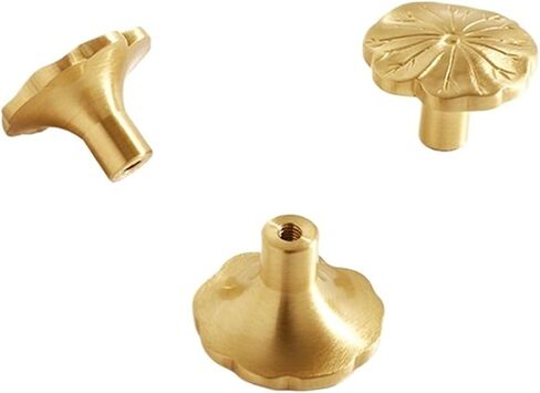 Golden Brass Pull Handle مقبض المطبخ درج أجهزة خزانة المطبخ 1pcs in Saudi Arabia