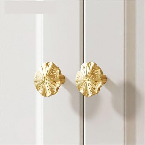 Golden Brass Pull Handle مقبض المطبخ درج أجهزة خزانة المطبخ 1pcs in Saudi Arabia