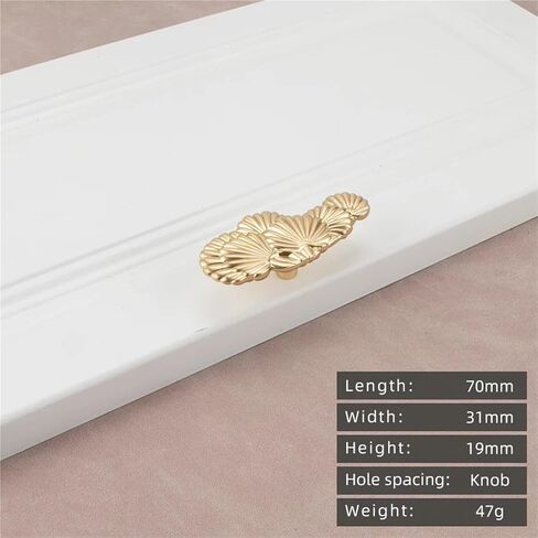 أجهزة الأثاث الذهب مقبض المطبخ خزانة الزنك سبيكة درج خزانة 1PCS (6103-110) in Saudi Arabia