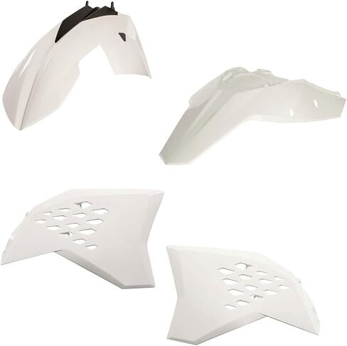 Acerbis Replica Plastic Kit White for KTM 450 XC-F 2008-2009 in Saudi Arabia