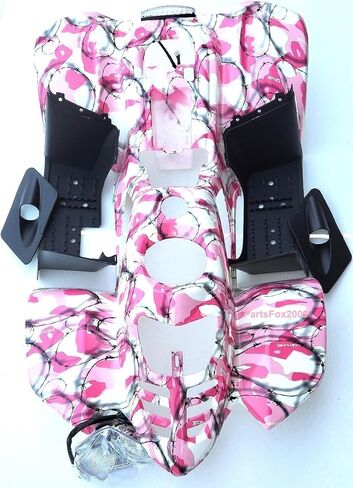 24" Wide Pink camo ATV Body Plastic Baja 50cc Taotao 110B Coolster 3050C Vitacci Hawk-110 Pink Wire Camo in Saudi Arabia