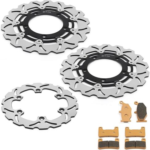 for Suzuki Hayabusa GSX1300R 2008-2012 Front Rear Brake Disc Rotors Pads in Saudi Arabia