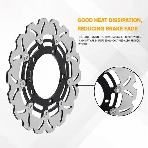 for Suzuki Hayabusa GSX1300R 2008-2012 Front Rear Brake Disc Rotors Pads in Saudi Arabia