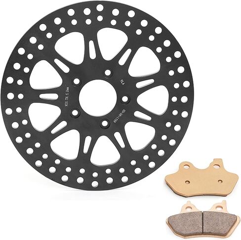 TOFR 11.5" Rear Brake Rotors Discs Pads for Harley TOURING Electra Glide Road King Glide 2000-2007 SPORTSTER XL 1200 883 2000-2003 DYNA Street Bob Super Low Wide Glide SOFTAIL Fat Boy Street Glide in Saudi Arabia