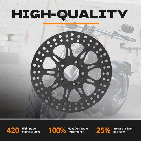 TOFR 11.5" Rear Brake Rotors Discs Pads for Harley TOURING Electra Glide Road King Glide 2000-2007 SPORTSTER XL 1200 883 2000-2003 DYNA Street Bob Super Low Wide Glide SOFTAIL Fat Boy Street Glide in Saudi Arabia