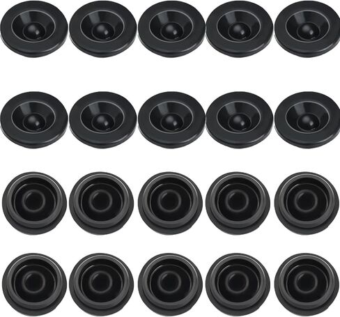 6pcs Rubber Grease Plugs for Trailer Axle Dust Cap, Hub Bearing Dust Caps Plug Wheel Center Cup Grease Cover for Most 2000 to 3500 lb Boat Trailer Dexter EZ Lube Trailer Camper RV in Saudi Arabia