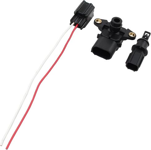 مستشعر درجة حرارة الهواء Motoku Air Comphor Sensor مع سلك وخريطة مستشعر الضغط المطلق لجيب Wrangler Patriot Compass Liberty Cherokee لـ Chrysler 300 Town & Country for Dodge Ram Nitro in Saudi Arabia