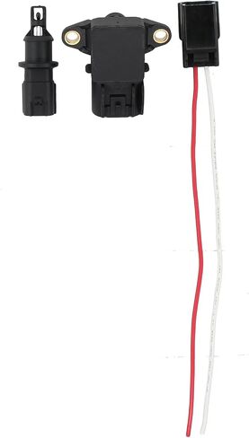 مستشعر درجة حرارة الهواء Motoku Air Comphor Sensor مع سلك وخريطة مستشعر الضغط المطلق لجيب Wrangler Patriot Compass Liberty Cherokee لـ Chrysler 300 Town & Country for Dodge Ram Nitro in Saudi Arabia
