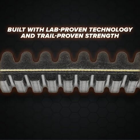 SuperATV Heavy-Duty Extreme Badass Drive Belt for Polaris RZR PRO XP/PRO XP 4 (2020) - Smooth Engagement - Replaces OEM Part # 3211202/3211227 in Saudi Arabia