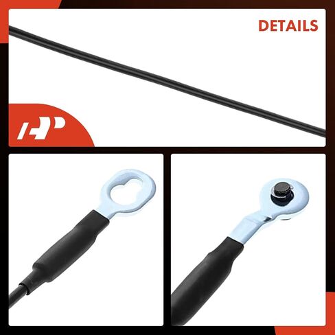 A-Premium Tailgate Support Cable Compatible with Chevrolet Blazer 1995-2005, S10 1994-2004 & GMC Jimmy 1995-2001, Sonoma 1994-2004 & Oldsmobile Bravada 1996-2004, 17-1/4 Inch, Rear Tailgate, 2-PC Set in Saudi Arabia