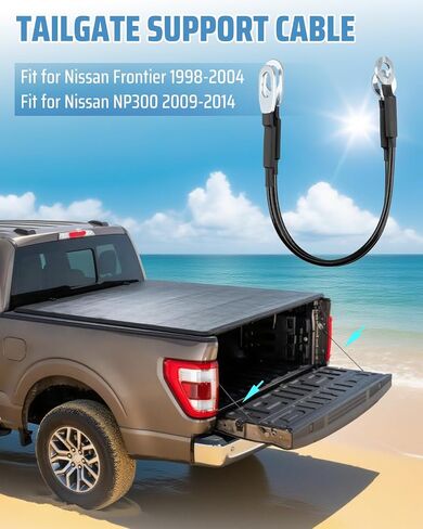 90460-8B400 كابل دعم الباب الخلفي ملائم لـ Nissan Frontier 1998-2004 NP300 2009-2014 ، DRAVED 16 in و RADENGEN in Kuwait