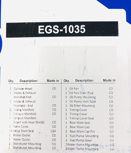 مجموعة إصلاح المحرك متوافقة مع Ford 390 360 332 352 406 427 428 (Fe GoSkets) in Saudi Arabia
