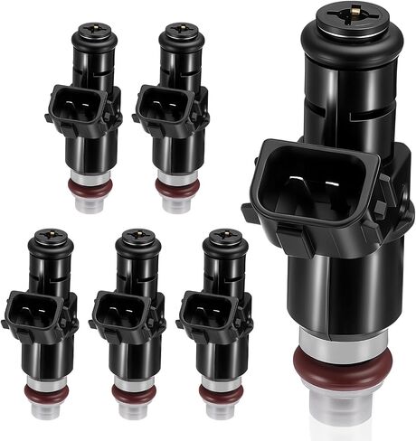 Fuel Injectors Fit For Honda: Accord 2003-2007/Odyssey 2005-2016/Pilot 2005-2011/Ridgeline 2006-2014, Fit For Acura: MDX/TL 2003-08, Fit For Saturn Vue 2004-2007, 3.0L/3.2L/3.5L, #16450RCAA01(6 Pcs) in Saudi Arabia