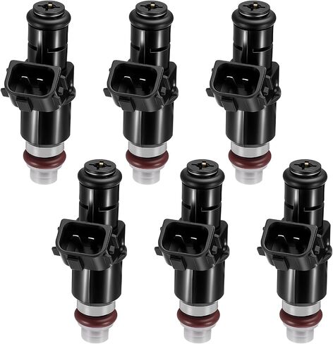 Fuel Injectors Fit For Honda: Accord 2003-2007/Odyssey 2005-2016/Pilot 2005-2011/Ridgeline 2006-2014, Fit For Acura: MDX/TL 2003-08, Fit For Saturn Vue 2004-2007, 3.0L/3.2L/3.5L, #16450RCAA01(6 Pcs) in Saudi Arabia