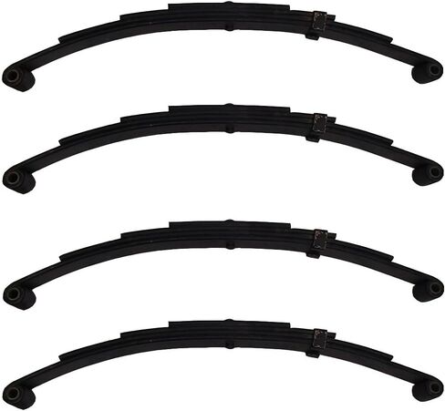 RAParts Set of Four New 4-Leaf Double-Eye Springs w/ 2 Bushings Pre-Installed, 1750 Capacity in Saudi Arabia
