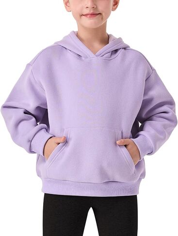Girls Hoodies Fleece Long Sleeve Oversized 5-14Y in Saudi Arabia