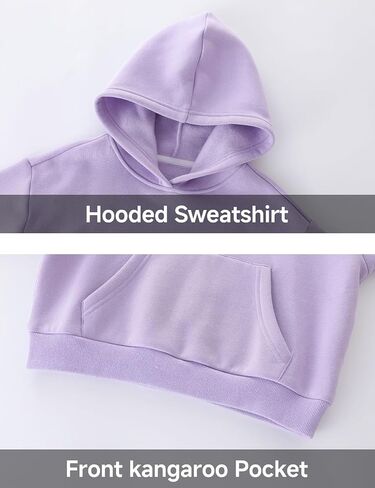Girls Hoodies Fleece Long Sleeve Oversized 5-14Y in Saudi Arabia