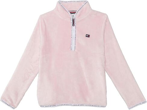 سويت شيرت من الصوف بأكمام طويلة وربع سحاب للفتيات من Tommy Hilfiger، Navy Chipie in Saudi Arabia