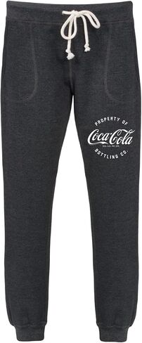 الملابس الهجينة - Coca -Cola - خاصية Coke - Women's Terry Jogger Pant - Size Medium Heather Charcoal in Saudi Arabia
