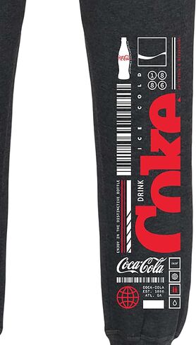 HYBRID APPAREL - Coca-Cola - Coke Sport Utility - Women's French Terry Jogger Pant - Size Large Heather Charcoal in Saudi Arabia