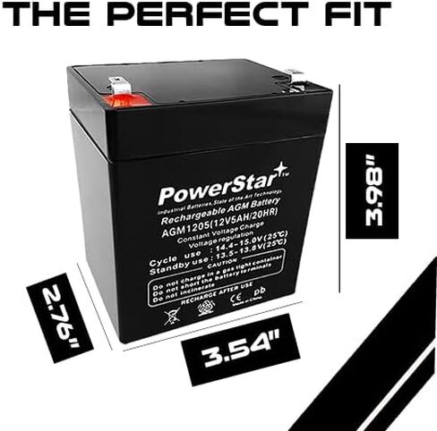 Powerstar-3 ضمان ضمان مكاملات كهربائية مقطورة فرامل بطارية قابلة لإعادة الشحن in Saudi Arabia