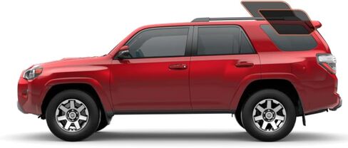 DIY-MotoShield Pro Premium Professional 2mil Precut Carbon Window Tint Film for 2015-2023 Toyota 4Runner — (Front Driver/Passenger 25%) in Kuwait