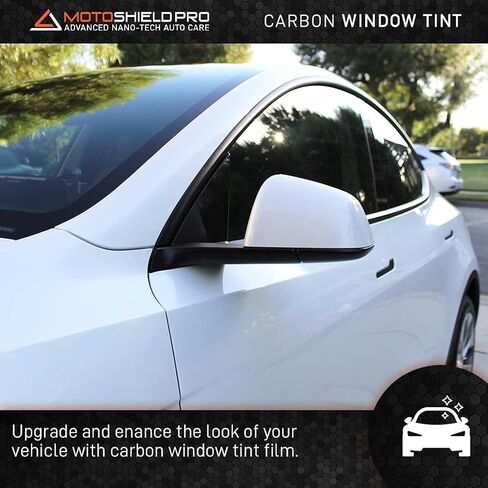 DIY-MotoShield Pro Premium Professional 2mil Precut Carbon Window Tint Film for 2015-2023 Toyota 4Runner — (Front Driver/Passenger 25%) in Kuwait