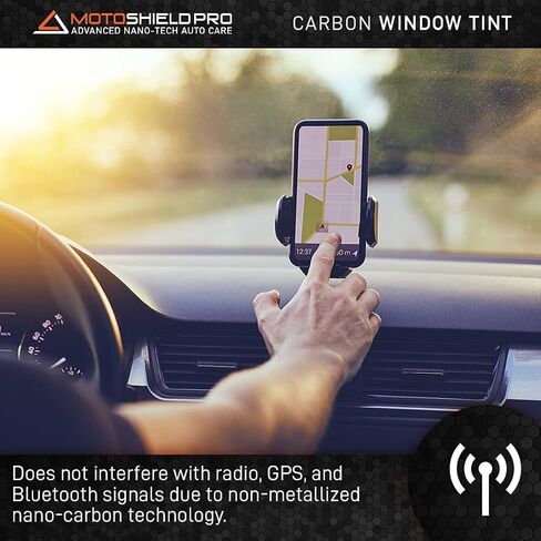 DIY-MotoShield Pro Premium Professional 2mil Precut Carbon Window Tint Film for 2015-2023 Toyota 4Runner — (Front Driver/Passenger 25%) in Kuwait