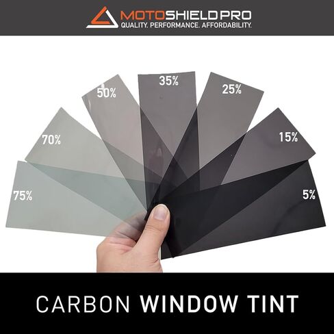 DIY-MotoShield Pro Premium Professional 2mil Precut Carbon Window Tint Film for 2015-2023 Toyota 4Runner — (Front Driver/Passenger 25%) in Kuwait