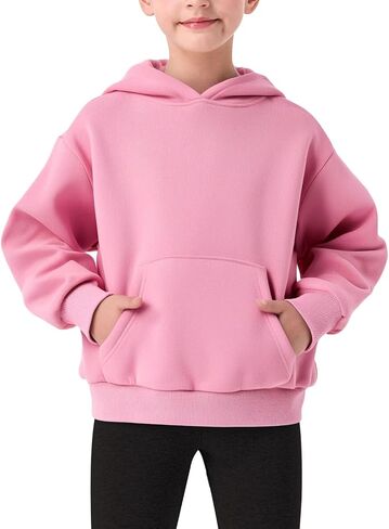 Girls Hoodies Fleece Long Sleeve Oversized 5-14Y in Saudi Arabia
