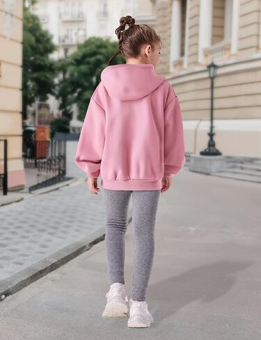 Girls Hoodies Fleece Long Sleeve Oversized 5-14Y in Saudi Arabia
