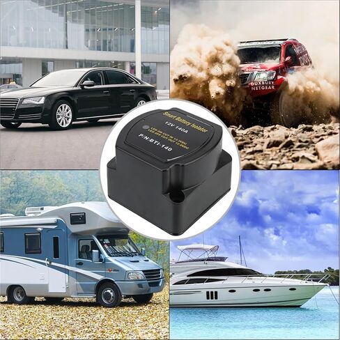 Relay VSR ​for Camper Car Smart Battery Isolator 12V 140A Voltage Sensitive Split Charge in Saudi Arabia
