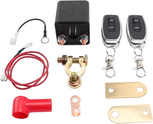 Automotive Relay Remote Car Control Battery Disconnect Anti-Theft with Dual Remote Control Switch Battery Switch Relay 12V in Saudi Arabia