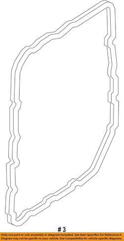 Mopar 68192622AA Auto Trans Oil Pan Gasket in Saudi Arabia
