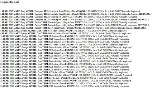 Mopar 68192622AA Auto Trans Oil Pan Gasket in Saudi Arabia