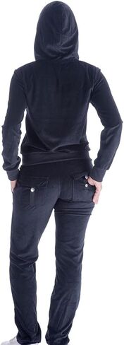Tanbridge Women's Velor Lightuits Light Lawging 2 قطعة للنساء بدلات مسار صالة Zip Lounge in Kuwait