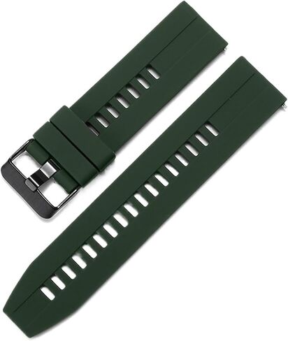 Silicone Watch Band 22mm Rubber Bracelet Universal Quick Release Replacement Strap Sports Soft in Saudi Arabia